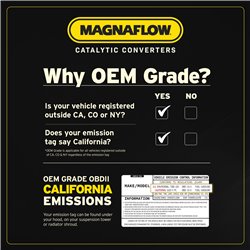 MagnaFlow 1999-2003 Lexus RX300 Convertisseur Catalytique Ajustement Direct Norme Fédérale / EPA OEM