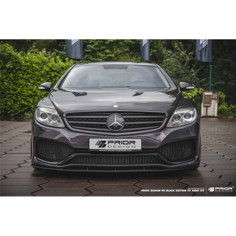 PD Blackedition V4 Front Bumper for Mercedes CL W216 Pre-Facelift