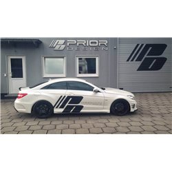 PD550 Black Edition Side Skirts for Mercedes E-Coupé C207