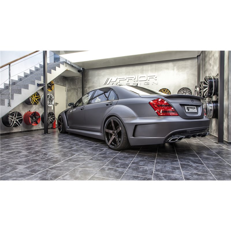 PD Black Edition Rear Trunk Spoiler for Mercedes S-Class W221