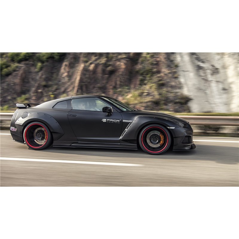 PD750 Side Skirts incl. Lip Spoiler for Nissan GT-R R35