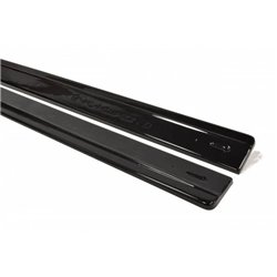 Maxton - RAJOUTS DES BAS DE CAISSE POUR ALFA ROMEO 147 GTA Noir Brillant