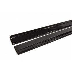 Maxton - RAJOUTS DES BAS DE CAISSE POUR ALFA ROMEO 147 GTA Noir Brillant