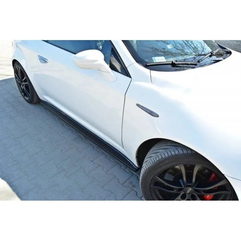 Maxton - RAJOUTS DES BAS DE CAISSE POUR Alfa Romeo Brera Noir Brillant
