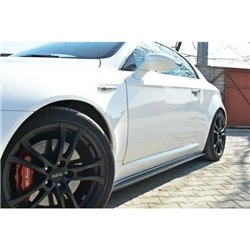 Maxton - RAJOUTS DES BAS DE CAISSE POUR Alfa Romeo Brera Noir Brillant