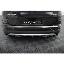 Maxton - Arriere Splitter KIA SPORTAGE mk4 GT-Line Noir Brillant