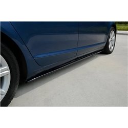 Maxton - Rajouts Des Bas De Caisse Pour Audi A6 S-Line C6 / C6 FL Noir Brillant
