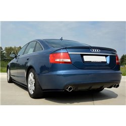 Maxton - Rajouts Des Bas De Caisse Pour Audi A6 S-Line C6 / C6 FL Noir Brillant