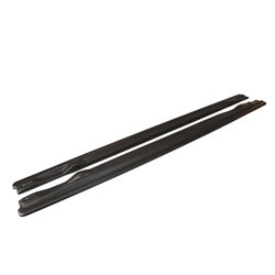 Maxton - Rajouts Des Bas De Caisse Pour Audi A6 S-Line C6 / C6 FL Noir Brillant