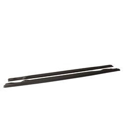 Maxton - Rajouts Des Bas De Caisse Pour Audi A6 S-Line C6 / C6 FL Noir Brillant