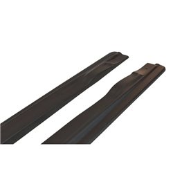 Maxton - Rajouts Des Bas De Caisse Pour Audi A6 S-Line C6 / C6 FL Noir Brillant