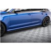 Maxton - Rajouts Des Bas De Caisse Pour V.1 Audi RS6 C7 / C7 Facelift Noir Brillant