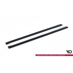 Maxton - Rajouts Des Bas De Caisse Pour V.1 Audi RS6 C7 / C7 Facelift Noir Brillant
