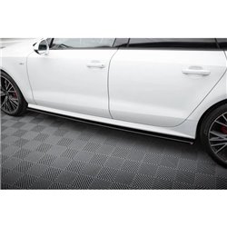 Maxton - Rajout Du Bas De Caisse Audi S7 / A7 S-Line C7 FL Noir Brillant