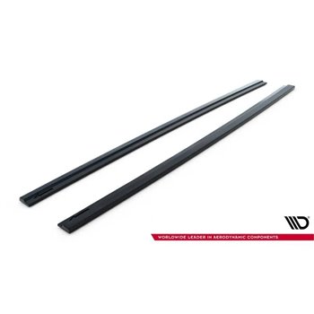 Maxton - Rajout Du Bas De Caisse Audi S7 / A7 S-Line C7 FL Noir Brillant