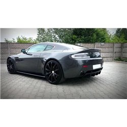 Maxton - SET DES BAS DE CAISSE ASTON MARTIN V8 VANTAGE Noir Brillant