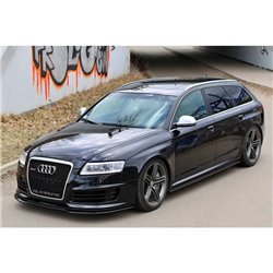 Maxton - Rajouts Des Bas De Caisse Pour Audi RS6 C6 Noir Brillant