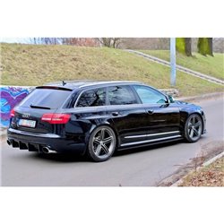 Maxton - Rajouts Des Bas De Caisse Pour Audi RS6 C6 Noir Brillant