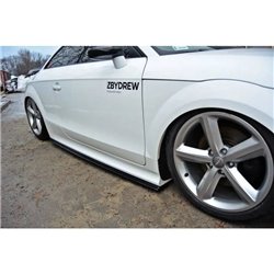 Maxton - Rajouts Des Bas De Caisse Pour Audi TT RS 8J Noir Brillant