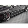 Maxton - RAJOUTS DES BAS DE CAISSE POUR AUDI S8 D3 Noir Brillant