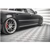 Maxton - RAJOUTS DES BAS DE CAISSE POUR AUDI S8 D3 Noir Brillant