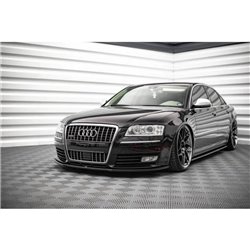 Maxton - RAJOUTS DES BAS DE CAISSE POUR AUDI S8 D3 Noir Brillant