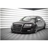 Maxton - RAJOUTS DES BAS DE CAISSE POUR AUDI S8 D3 Noir Brillant