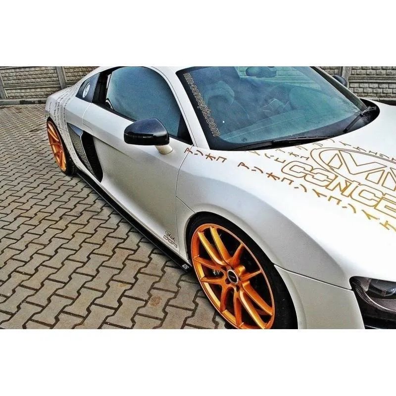 Maxton - Rajouts Des Bas De Caisse Audi R8 Mk.1 Noir Brillant