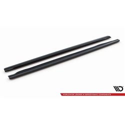 Maxton - Rajouts Des Bas De Caisse Pour Audi S5 / A5 / A5 S-Line 8T / 8T FL Noir Brillant