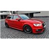Maxton - Rajouts Des Bas De Caisse Pour Audi S3 / A3 S-Line 8V / 8V FL Sportback Noir Brillant