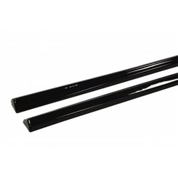 Maxton - Rajouts Des Bas De Caisse Pour Audi S3 / A3 S-Line 8V / 8V FL Sportback Noir Brillant