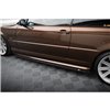 Maxton - RAJOUTS DES BAS DE CAISSE POUR V.1 BMW 3 E46 MPACK COUPE Noir Brillant