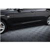 Maxton - RAJOUTS DES BAS DE CAISSE POUR BMW 5 GT F07 Noir Brillant