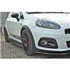 Maxton - RAJOUTS DES BAS DE CAISSE POUR FIAT GRANDE PUNTO ABARTH Noir Brillant