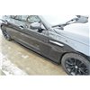 Maxton - RAJOUTS DES BAS DE CAISSE POUR BMW 6 Gran Coupé MPACK Noir Brillant