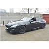 Maxton - RAJOUTS DES BAS DE CAISSE POUR BMW 6 Gran Coupé MPACK Noir Brillant