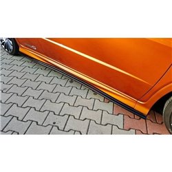 Maxton - RAJOUTS DES BAS DE CAISSE POUR HONDA CIVIC VIII TYPE S/R Noir Brillant