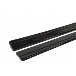 Maxton - RAJOUTS DES BAS DE CAISSE POUR Mitsubishi Lancer Evo X Noir Brillant