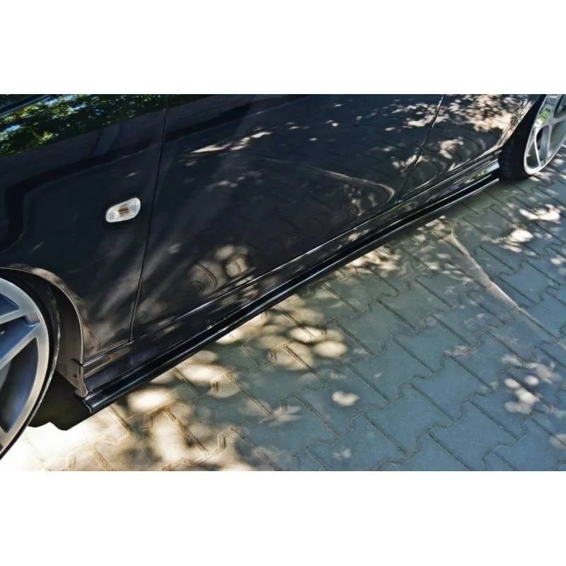 Maxton - RAJOUTS DES BAS DE CAISSE POUR SAAB 9-3 TURBO X/ Aero Facelift Noir Brillant