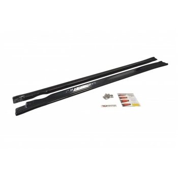 Maxton - RAJOUTS DES BAS DE CAISSE POUR Subaru Impreza II WRX Noir Brillant