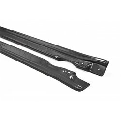 Maxton - RAJOUTS DES BAS DE CAISSE POUR Subaru Impreza II WRX Noir Brillant