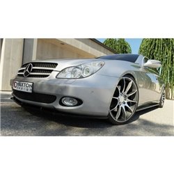 Maxton - RAJOUTS DES BAS DE CAISSE POUR MERCEDES CLS C219 Noir Brillant