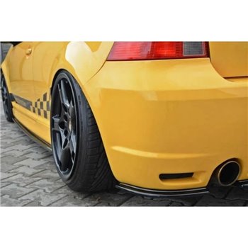 Maxton - RAJOUTS DES BAS DE CAISSE POUR VW GOLF IV R32 Noir Brillant
