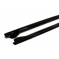 Maxton - RAJOUTS DES BAS DE CAISSE POUR VW GOLF IV R32 Noir Brillant