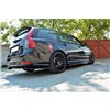 Maxton - RAJOUTS DES BAS DE CAISSE POUR VOLVO V50F R-DESIGN Noir Brillant
