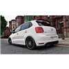 Maxton - RAJOUTS DES BAS DE CAISSE POUR Volkswagen Polo GTI Mk5 Polift Noir Brillant