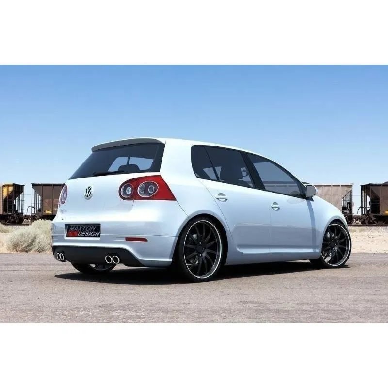 Maxton - RAJOUT DU PARE-CHOCS ARRIÈRE VW GOLF V R32 (version avec une double sortie pour pot final d'echappement)