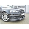 Maxton - Lame Du Pare-Chocs Avant V.1 Audi S3 8P FL Noir Brillant