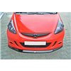 Maxton - Lame Du Pare-Chocs Avant Honda Jazz Mk1 Noir Brillant
