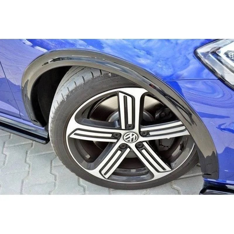 Maxton - Set Des Extensions Volkswagen Golf R / R-Line Mk7 Facelift Noir Brillant